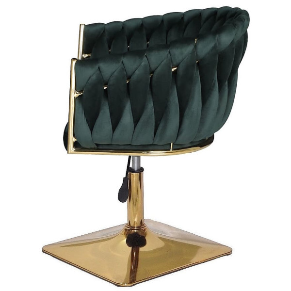 Стул Onder Mebli LOLA 4-GD-Base Зеленый UC-905 Бархат-4