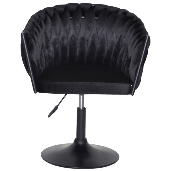 Стул Onder Mebli LOLA BK-Base Черный UC-904 Бархат-1