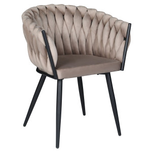 Стул Onder Mebli LOLA BK Кофе UC-912 Бархат