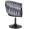 Стул Onder Mebli LOLA BK-Base Серый UC-901 Бархат-2-thumb