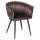 Стілець Onder Mebli LOLA BK Шоколад UC-908 Оксамит