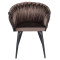 Стілець Onder Mebli LOLA BK Шоколад UC-908 Оксамит-2-thumb