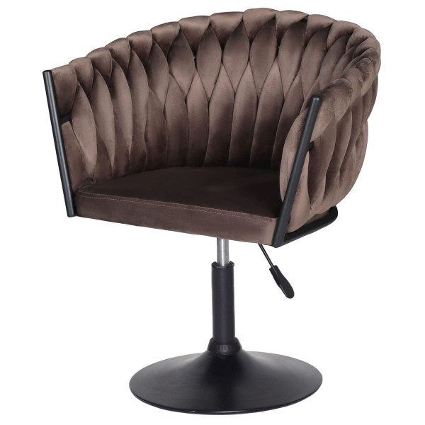 Стул Onder Mebli LOLA BK-Base Шоколад UC-908 Бархат-1