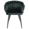 Стілець Onder Mebli LOLA BK Зелений UC-905 Оксамит-2-thumb
