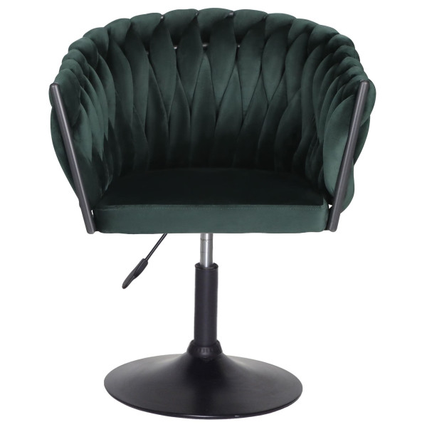 Стілець Onder Mebli LOLA BK-Base Зелений UC-905 Оксамит-2