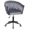 Стул Onder Mebli LOLA BK-Modern OFFICE Серый UC-901 Бархат-0-thumb