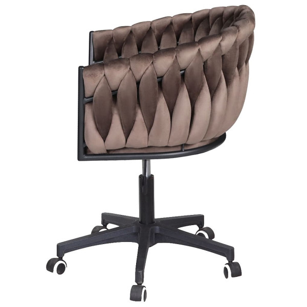 Стілець Onder Mebli LOLA BK-Modern OFFICE Шоколад UC-908 Оксамит-3