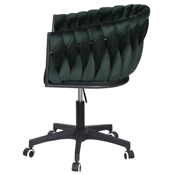 Стілець Onder Mebli LOLA BK-Modern OFFICE Зелений UC-905 Оксамит-3