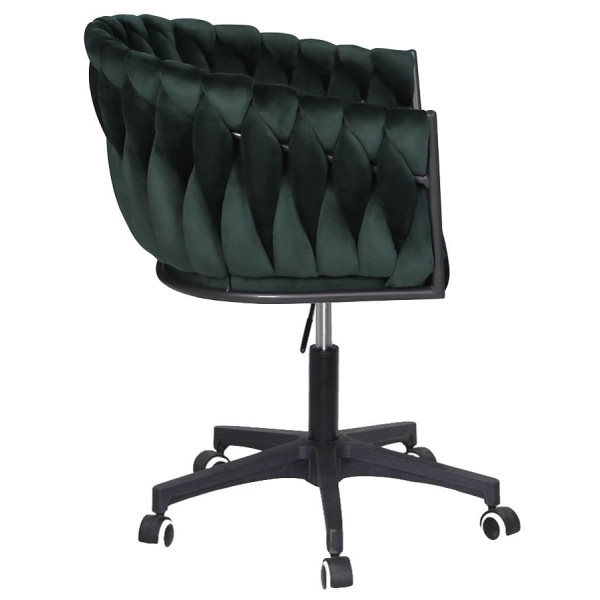 Стілець Onder Mebli LOLA BK-Modern OFFICE Зелений UC-905 Оксамит-2