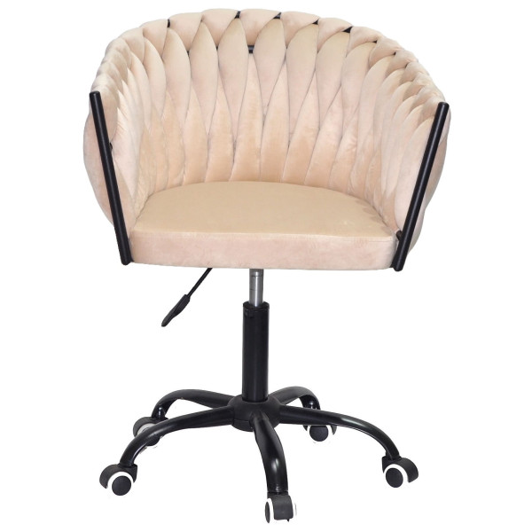 Стул Onder Mebli LOLA BK-OFFICE Бежевый UC-902 Бархат-1