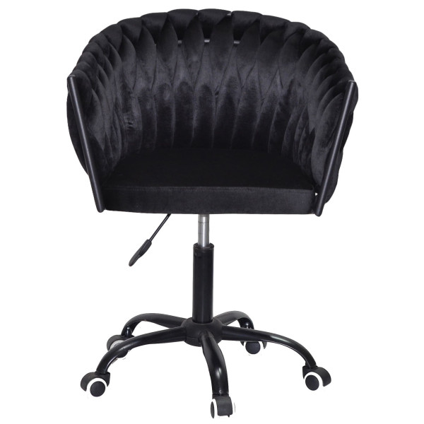 Стул Onder Mebli LOLA BK-OFFICE Черный UC-904 Бархат-1