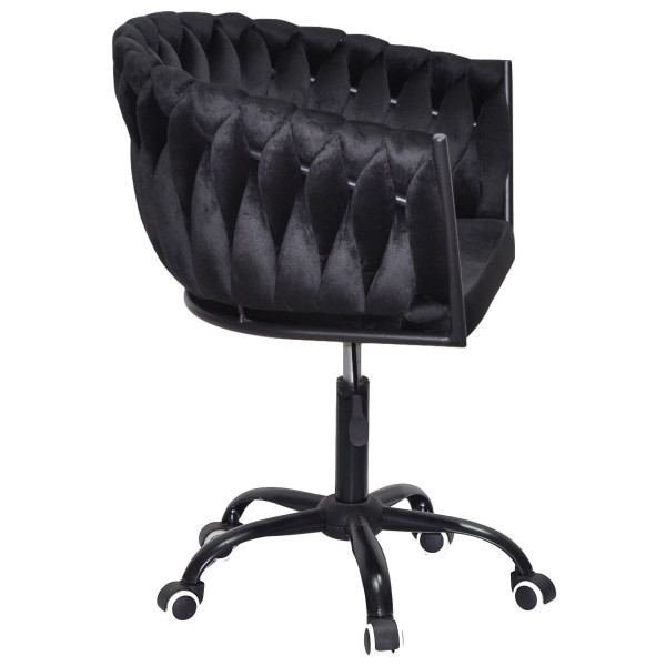 Стул Onder Mebli LOLA BK-OFFICE Черный UC-904 Бархат-2