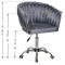 Стілець Onder Mebli LOLA GD-OFFICE Сірий UC-901 Оксамит-4-thumb