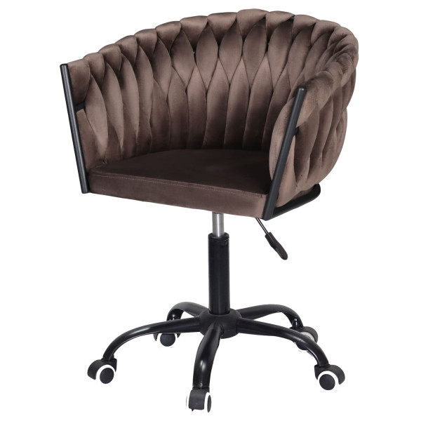 Стул Onder Mebli LOLA BK-OFFICE Шоколад UC-908 Бархат-1