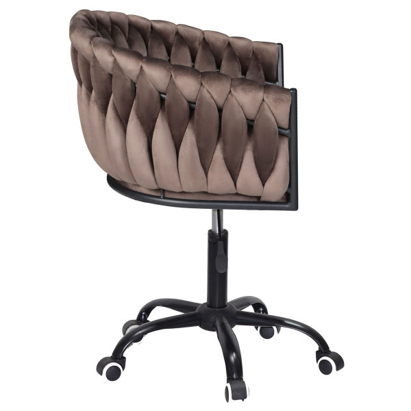 Стул Onder Mebli LOLA BK-OFFICE Шоколад UC-908 Бархат-3