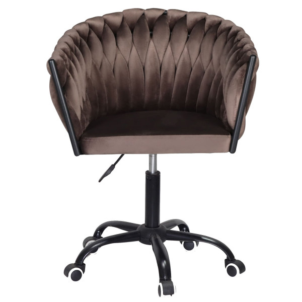 Стул Onder Mebli LOLA BK-OFFICE Шоколад UC-908 Бархат-2