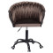 Стул Onder Mebli LOLA BK-OFFICE Шоколад UC-908 Бархат-2-thumb