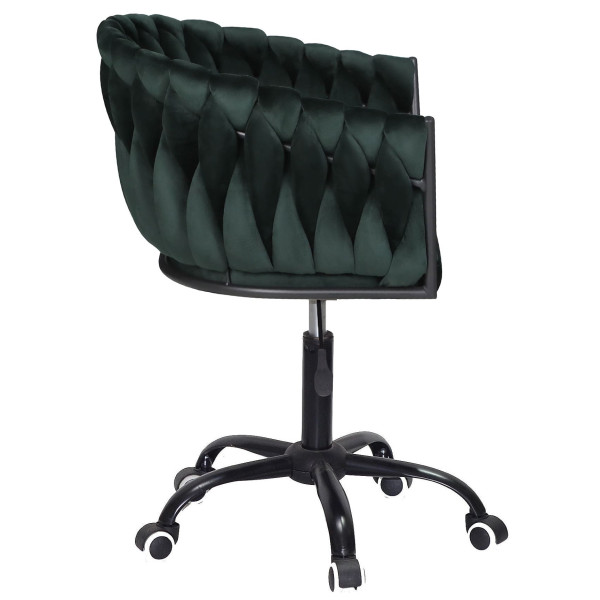 Стул Onder Mebli LOLA BK-OFFICE Зеленый UC-905 Бархат-3