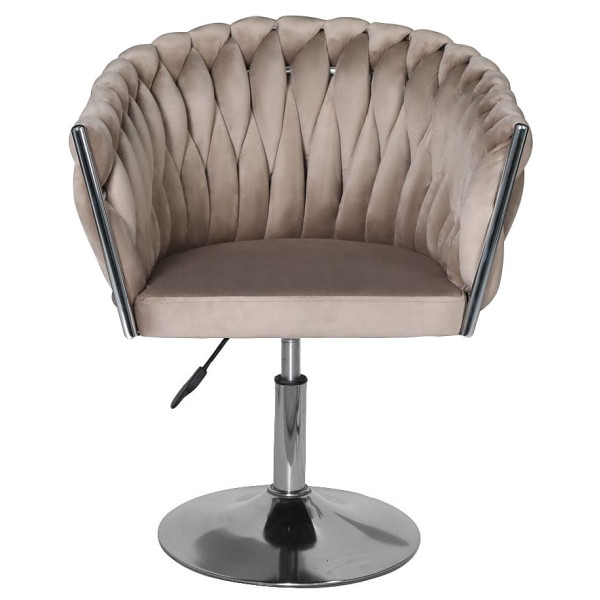 Стілець Onder Mebli LOLA CH-Base Кава UC-912 Оксамит-2