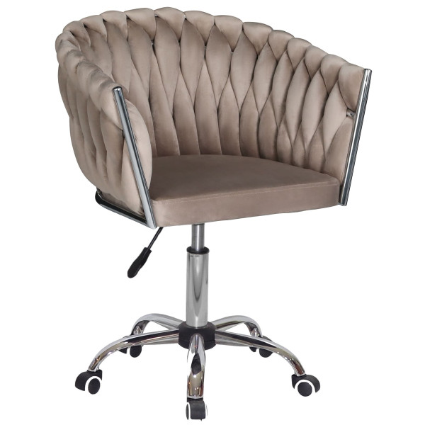 Стілець Onder Mebli LOLA CH-OFFICE Кава UC-912 Оксамит-0