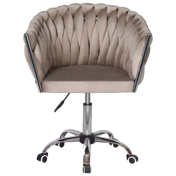 Стілець Onder Mebli LOLA CH-OFFICE Кава UC-912 Оксамит-2