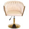 Стілець Onder Mebli LOLA GD-Base Бежевий UC-902 Оксамит-1-thumb