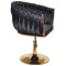 Стілець Onder Mebli LOLA GD-Base Чорний UC-904 Оксамит-2-thumb