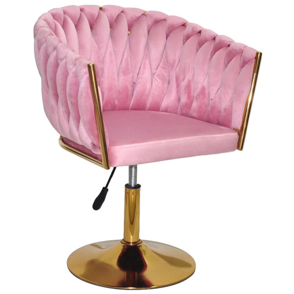 Стілець Onder Mebli LOLA GD-Base Фрез UC-906 Оксамит-0