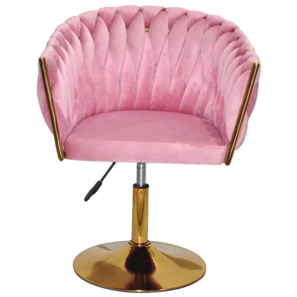 Стілець Onder Mebli LOLA GD-Base Фрез UC-906 Оксамит-1