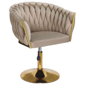 Стул Onder Mebli LOLA GD-Base Капучино UC-928 Бархат