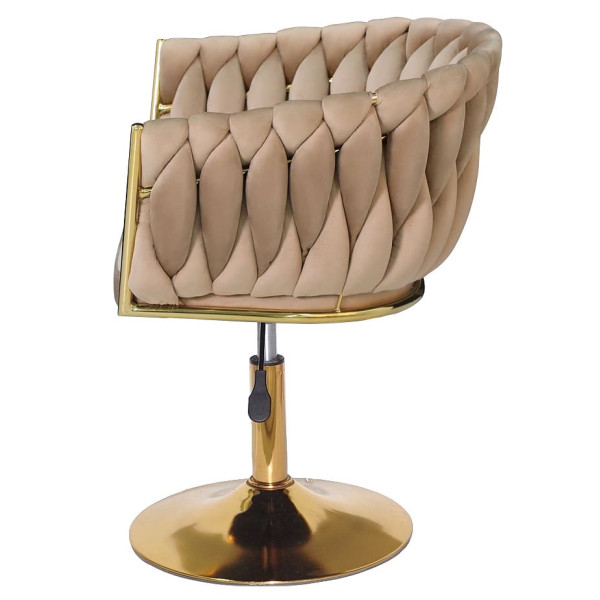 Стілець Onder Mebli LOLA GD-Base Кемл UC-921 Оксамит-4