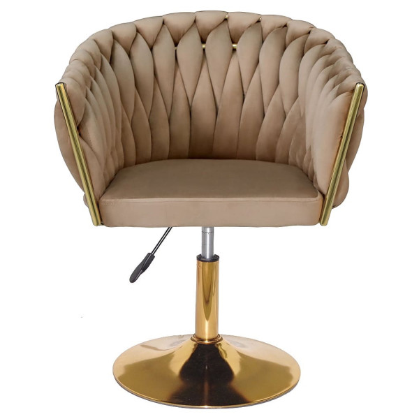 Стілець Onder Mebli LOLA GD-Base Кемл UC-921 Оксамит-2