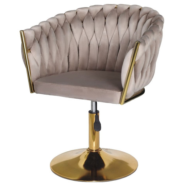 Стул Onder Mebli LOLA GD-Base Кофе UC-912 Бархат-1