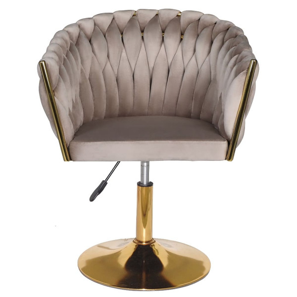 Стул Onder Mebli LOLA GD-Base Кофе UC-912 Бархат-2