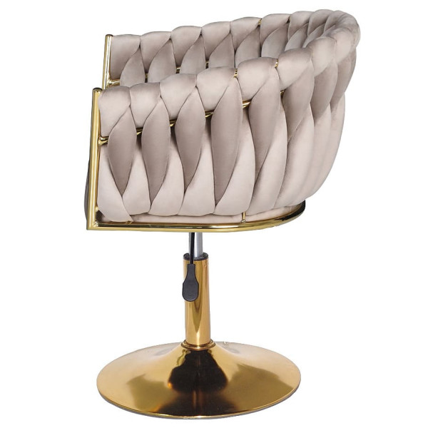 Стул Onder Mebli LOLA GD-Base Кофе UC-912 Бархат-4