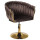 Стул Onder Mebli LOLA GD-Base Шоколад UC-908 Бархат