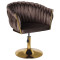 Стул Onder Mebli LOLA GD-Base Шоколад UC-908 Бархат-0-thumb