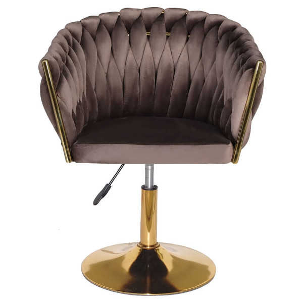 Стул Onder Mebli LOLA GD-Base Шоколад UC-908 Бархат-2