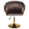 Стул Onder Mebli LOLA GD-Base Шоколад UC-908 Бархат-2-thumb