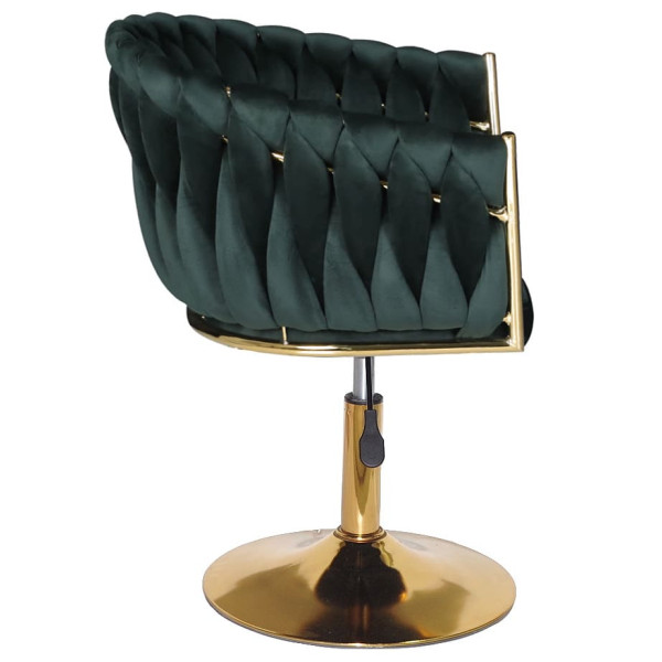 Стул Onder Mebli LOLA GD-Base Зеленый UC-905 Бархат-3