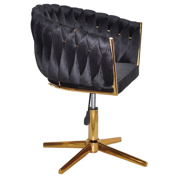 Стул Onder Mebli LOLA GD-Modern Base Черный UC-904 Бархат-3