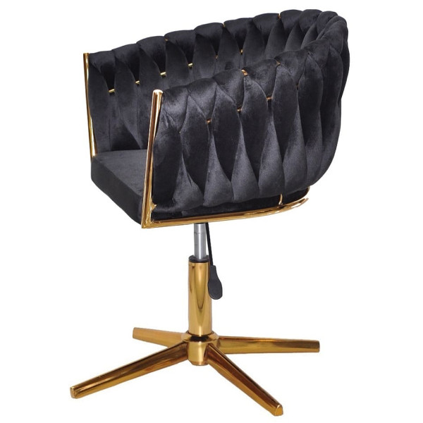 Стул Onder Mebli LOLA GD-Modern Base Черный UC-904 Бархат-4