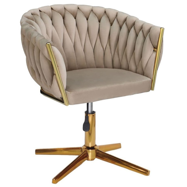 Стул Onder Mebli LOLA GD-Modern Base Капучино UC-928 Бархат-0