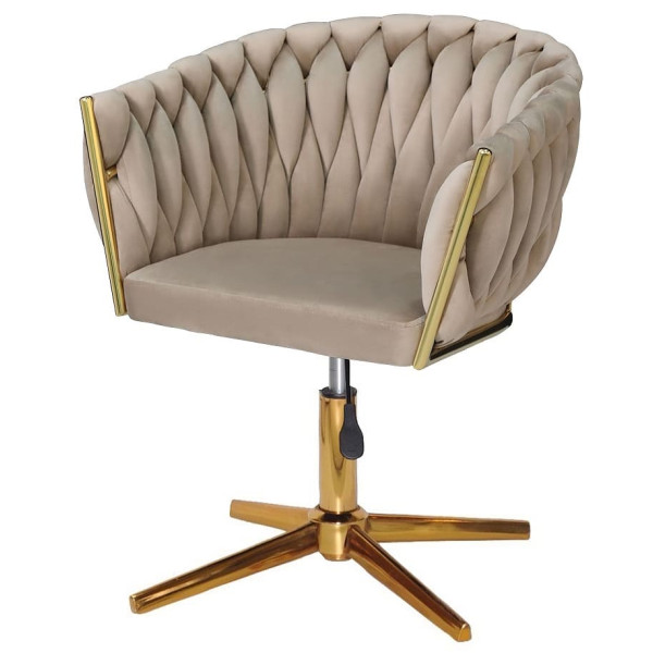 Стул Onder Mebli LOLA GD-Modern Base Капучино UC-928 Бархат-1