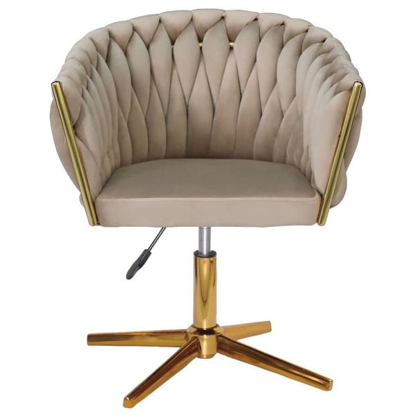 Стул Onder Mebli LOLA GD-Modern Base Капучино UC-928 Бархат-2