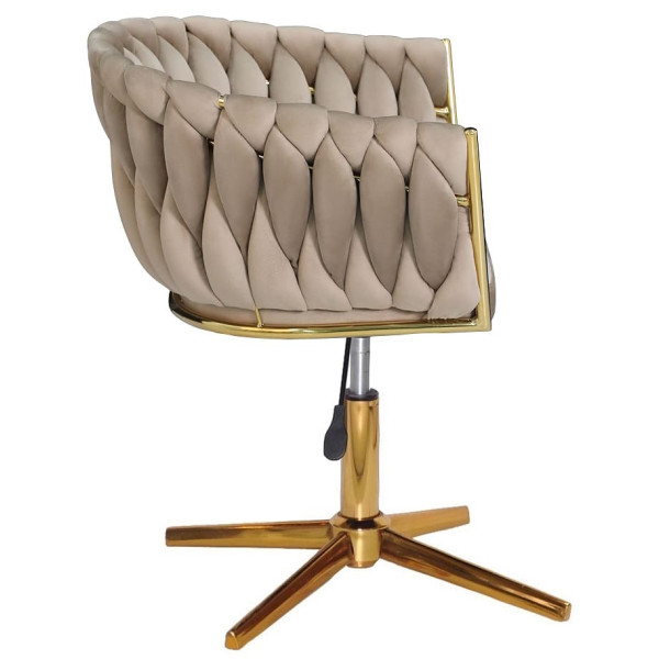 Стул Onder Mebli LOLA GD-Modern Base Капучино UC-928 Бархат-3