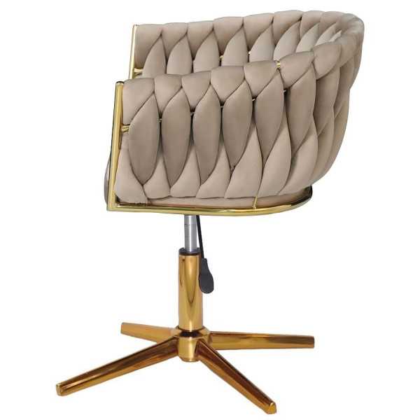 Стул Onder Mebli LOLA GD-Modern Base Капучино UC-928 Бархат-4