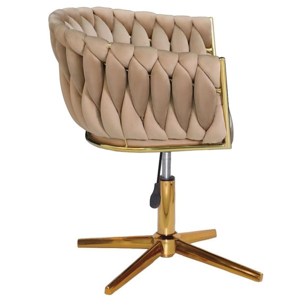 Стул Onder Mebli LOLA GD-Modern Base Кэмл UC-921 Бархат-3