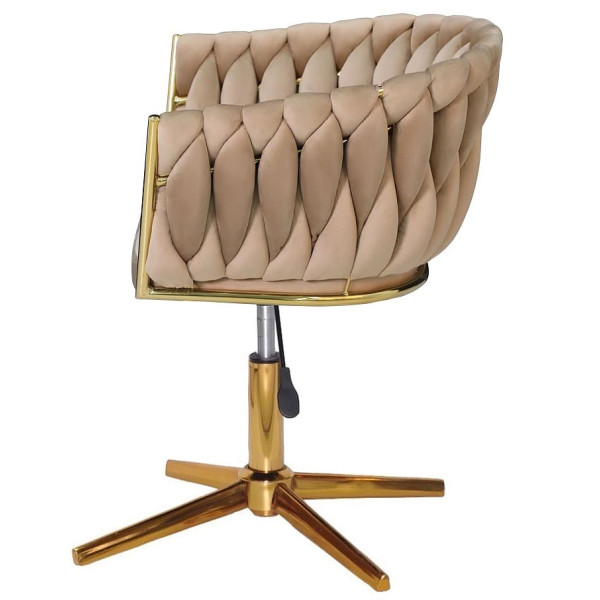 Стул Onder Mebli LOLA GD-Modern Base Кэмл UC-921 Бархат-4