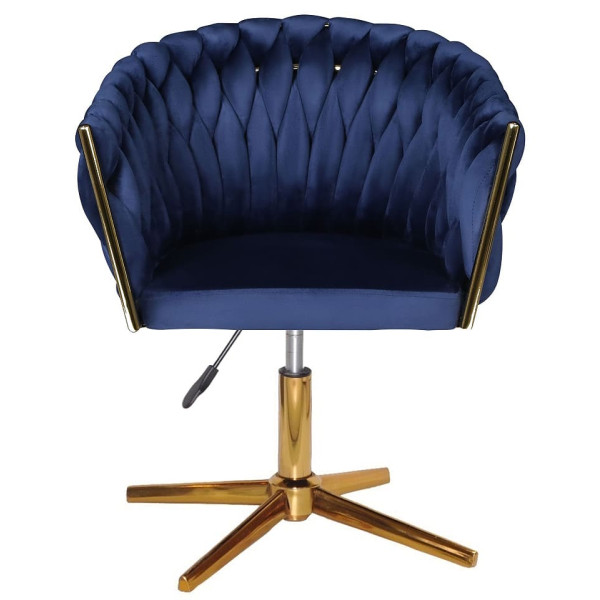 Стул Onder Mebli LOLA GD-Modern Base Синий UC-907 Бархат-2